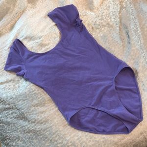 Danskin  cap sleeve bodysuit leotard
